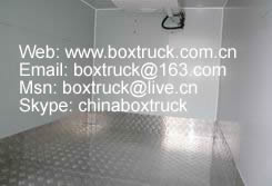 Aluminium floor insulated truck body